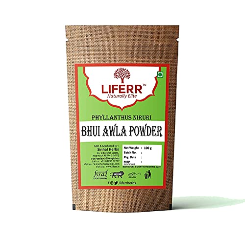 Fedel LIFERR Bhui Amla Powder | Bhumi Amla Powder | Bhui Awla Powder | Tamalaki Powder | Phyllanthus Niruri | 100g