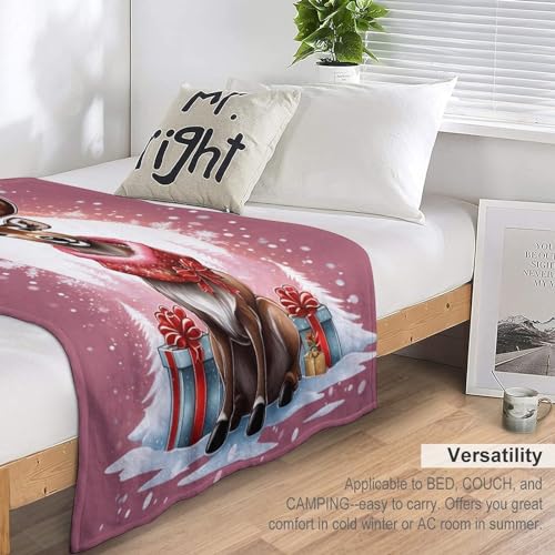 Couverture élan chaude pour des soirées cocooning au salon