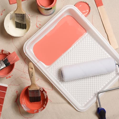 Precision Defined Paint Roller Covers 9-Inch, Paint Roller Refills 6-Pack, Replacement Covers for Roller Brushes Set, Exterior Paint Roller Cover Set for Painting Walls, Smooth Rolling (3/8-Inch Nap) - Thumbnail 5