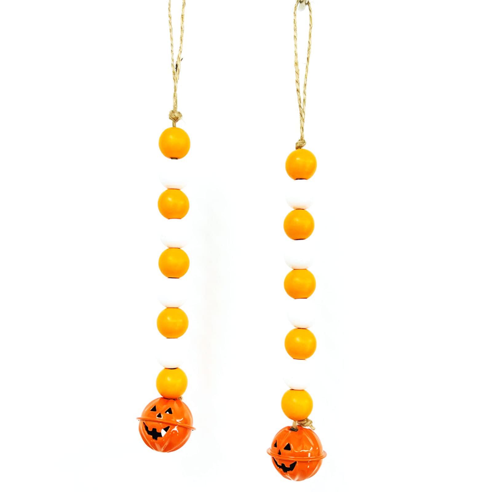 Elnwnnkc A Halloween Wood Beads Garlands Decorative Wall Hangings For Home Dorm For Kids Room Tent Ornament Photo Prop Wood Bead Garland Farmhouse Decor