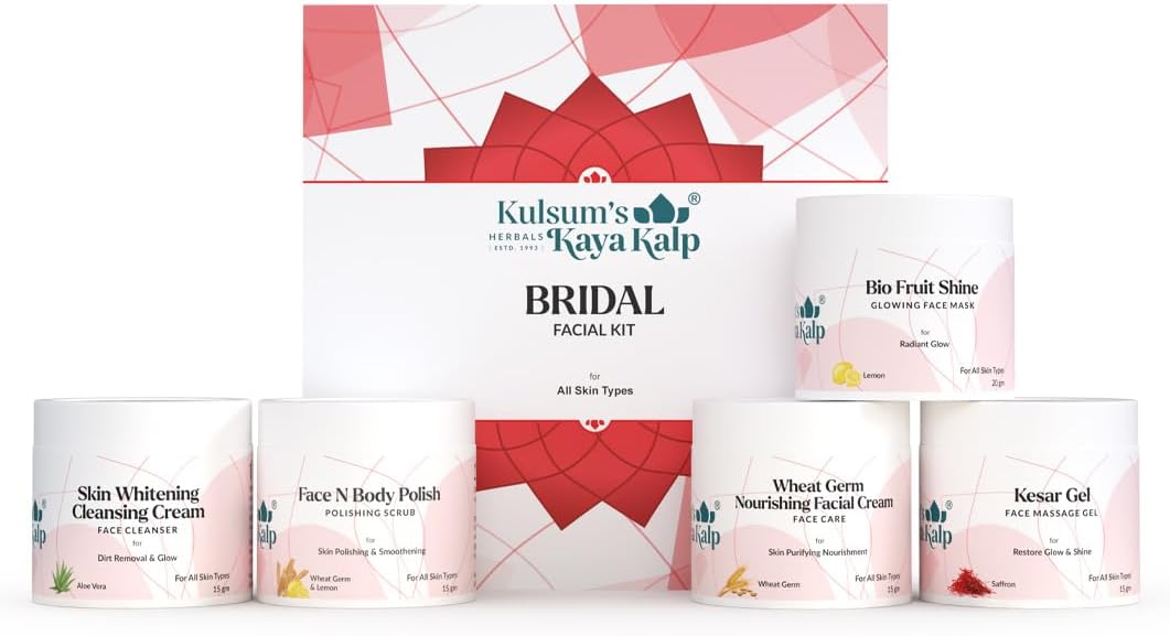 Kulsum's Kaya Kalp Bridal Facial Kit For Radiance & Flawless Skin 80 g