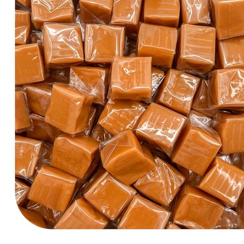 Caramel Cubes Candy – 4 lb Bulk Bag – Individually Wrapped Chewy Caramel Candy – Classic Soft Caramels for Baking, Candy Bowls, Caramel Apples, Parties, and Snacking image 4