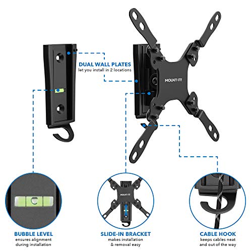 Mount-It! MI-432 Rv Tv Mount With Dual Wall Plates thumb #2