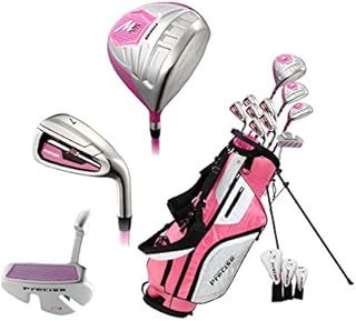 Top Line Ladies Pink Right Handed M5 Golf Club Set for Petite Ladies ( Height 5' to 5'3