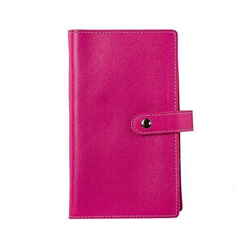 Tenn Well Business Card Books, Luxury Soft PU Leather Business Card Holders for 240 Business Card, Credit Card, ID Card (Rose)