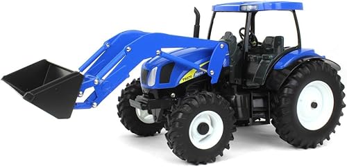 ERTL 1/16 New Holland T6070 con cargador y tractor MFD 13988
