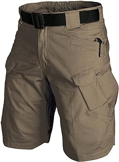 Tactical Workout Shorts for Men Outdoor Casual Quick Dry Hiking Cargo Shorts with Multi Pockets 28-46 (No Belt)