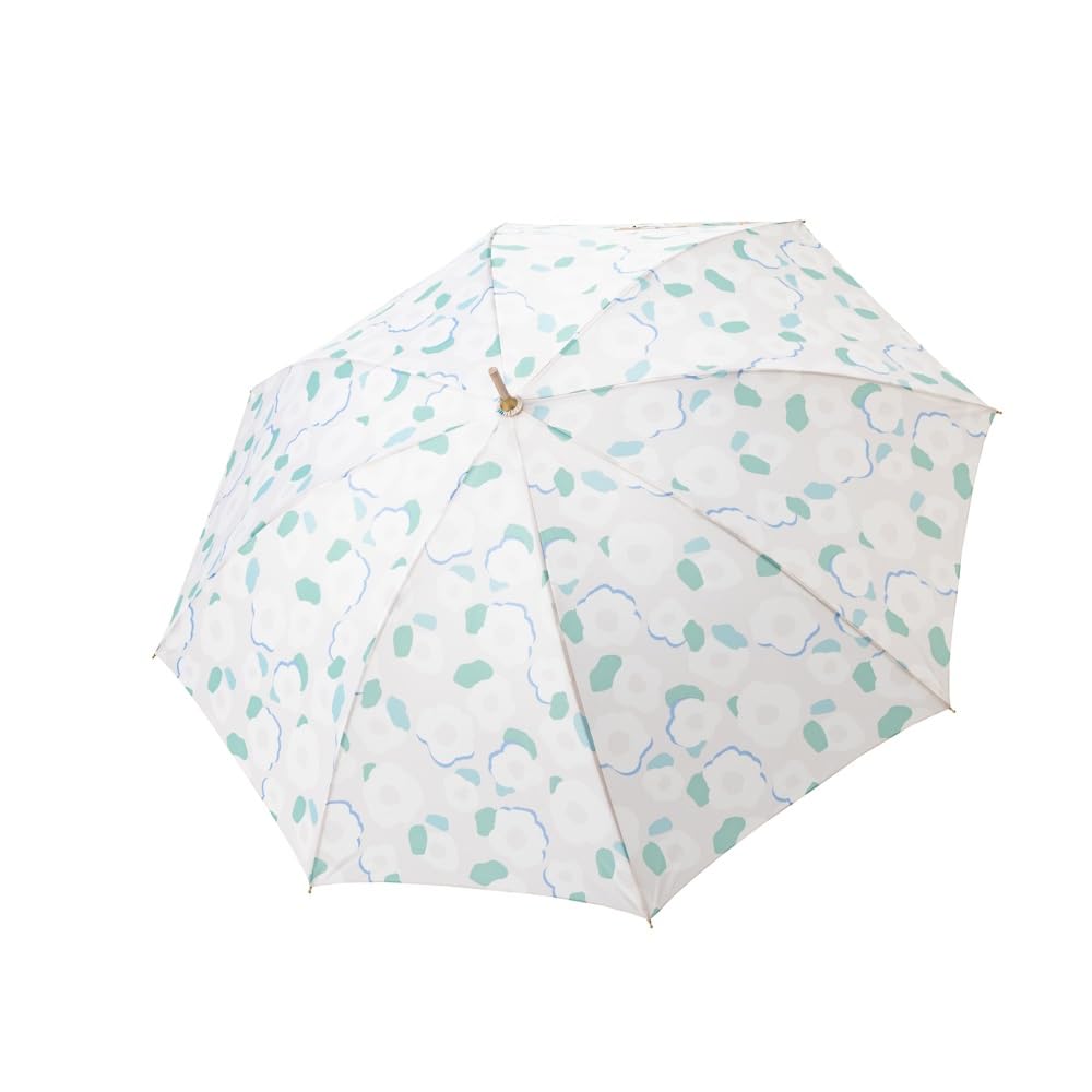 aquas hack(アクアスハック) 長傘 雨傘 花柄 ブランド グラスファイバー 丈夫 レディース 60cm 10002031 オフホワイト
