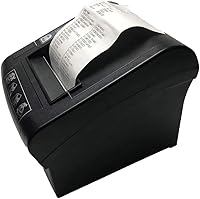 Vista 1 de NETUM 80mm Thermal Receipt Printer, WiFi POS Printer with Auto Cutter, USB Serial Ethernet LAN Port Support Cash Drawer ESC/POS