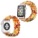 Produktbild lala Pink Armband Kompatibel mit Apple Watch 38mm Frauen Mdchen, Retro Sport Perlen Armband Elastische Stretch Ersatz Armband Uhrenarmbnder f¨¹r Apple Watch Serie 3 2 1 Alle Version-Achat