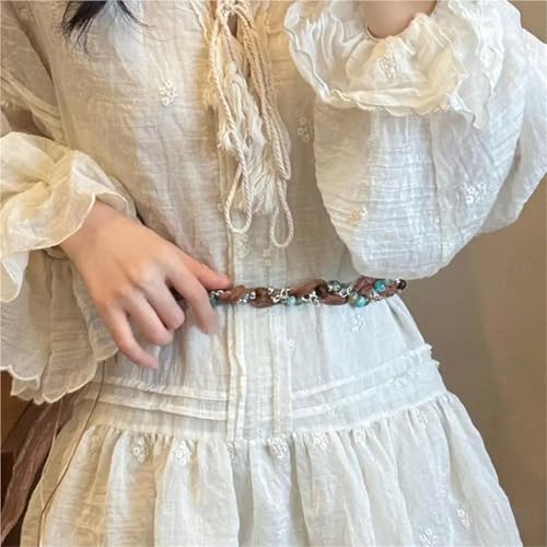 Waist Belt,mesh Weaving Cotton,Adjustable Multiway Body Chain & Hair Accessory 7