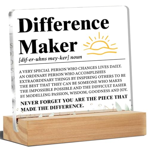 Difference Maker Gift Men, Thank You Gifts for Leader Boss