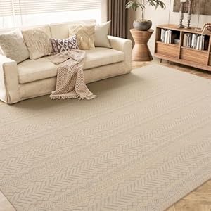 AMOAMI-Washable Area Rugs 6x9-Boho Khaki Rug for Living Room Machine Washable-3D Rugs for Bedroom-Non Slip Floor Rug-Moroccan Washable Rugs for Bedroom Dining Room Khaki 6' x 9' (Rectangular