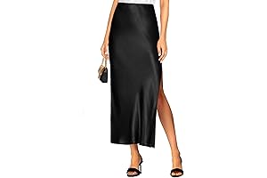Women's 2024 Summer Satin Maxi Skirts: Flowing Elegance for Every Occasion