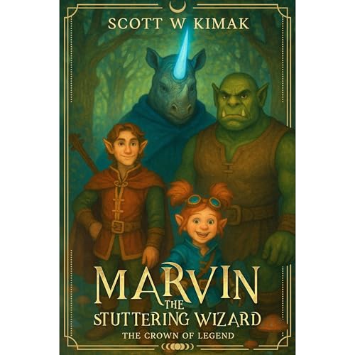 Marvin the Stuttering Wizard: A Funny Coming of Age Sword and Sorcery Fantasy Adventure for Kids Audiolibro Por Scott W Kimak