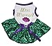 Petitebella Mini Mermaid Shell Puppy Dog Dress (White/Green Mermaid, Small)