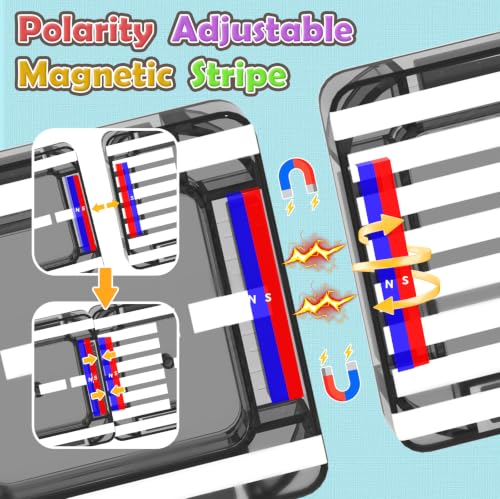 Road Mini Magnetic Tiles with Case Travel Toys for 3+ Year Old Boys Girls — view 4