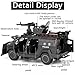 ENHANA SWAT 4 in 1 Armored Vehicle Building Block Military Vehicle with 6 Army Figures Building Toys for Age 8-12, Army Car Model Toys Gifts for Kids