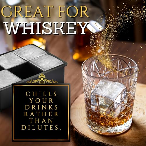 Bandeja para cubos de hielo grandes para whisky con tapa miniatura 2