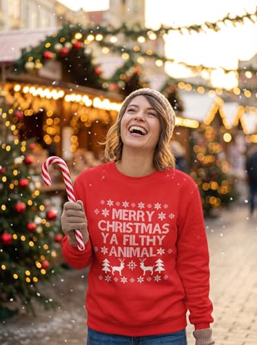 Ugly Christmas Sweatshirts For Adults Funny Holiday Season Crewnecks With Movie Quotes And Designs 6 Ugly Christmas Sweatshirts For Adults Funny Holiday Season Crewnecks With Movie Quotes And Designs - Image 7
