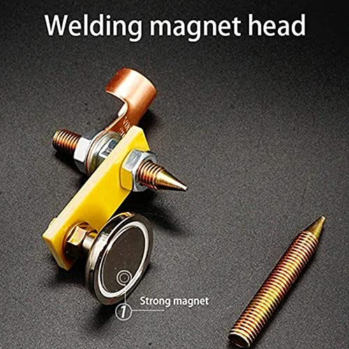 Welding Magnetic Ground Clamp, Metalworking Welding Magnet Head Strong Magnetic Ground Clamp Support Tool - Image 3