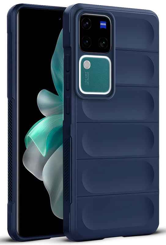 Mr. Case Liquid Silicone Case for Vivo V30 5G | Comfort Grip Soft Touch Matte TPU | - Blue (B0CX22J691) Amazon Price History, Amazon Price Tracker