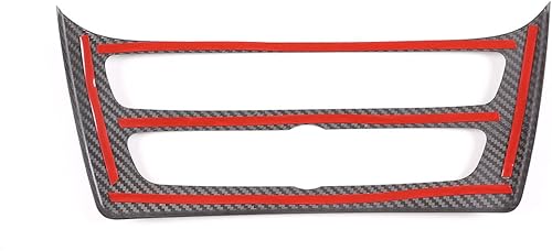 Miniatura 5 de Cubierta de marco decorativo con botón de consola central, accesorios interiores de fibra de carbono real para Mercedes-Benz Clase G W463 G500