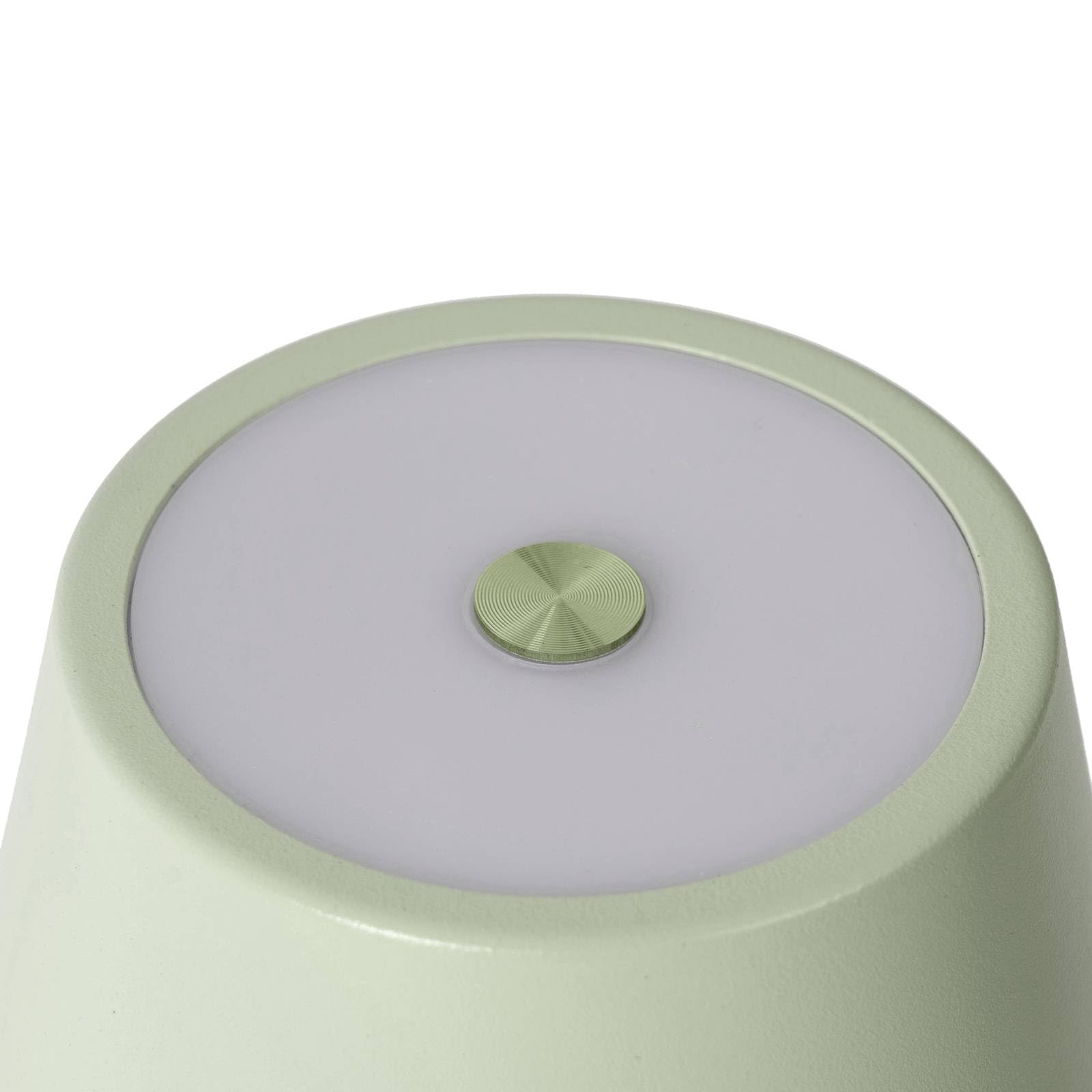 Lindby LED Janea dimmbar (spritzwassergeschützt (Modern) in Grün aus Metall (1 flammig,)