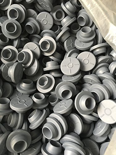 Sucohans 100 Peices Mushrooms Self Healing Injection Ports, 20Mm Rubber Bottle Stoppers, For 13 Mm (0.51In) Diameter Opening Mason Jar Lids #TOP4