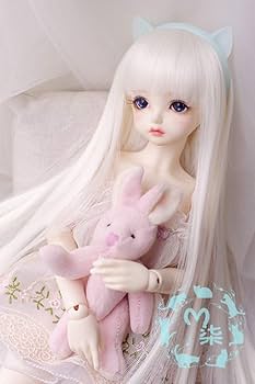 WX164 BJD 1/3 人形 ドール　用ウィッグ カツラ 耐熱 ハンドメイド Amazon | ドールウィッグ ドール用 かつら 1/3 1/4 耐熱