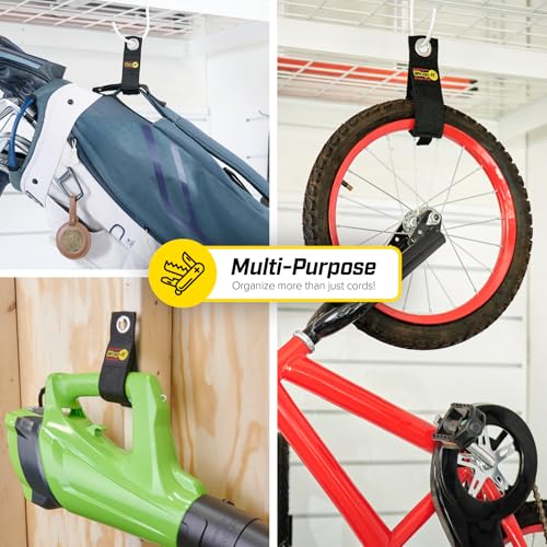 image for Heavy-Duty Wrap-It Storage Straps (Assorted 12 Pack) - Hook and Loop H