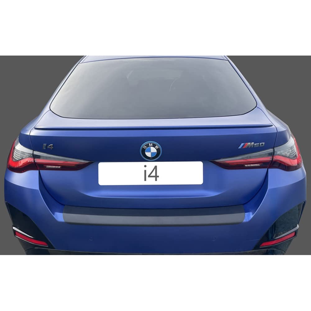 RGM Protector del Parachoques Trasero ABS Compatible con BMW i4 (G26) 'M' / M-Sport 2021- Negro