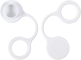 2pcs Cooler Drain Plug Caps, Leak Proof Plastic Replacement Parts for Igloo 25-70 QT Ice Chest Coolers Triple-Snap Drain Plug Cover