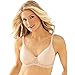 Bali Women's One Smooth U Ultra Light Embroidered Frame Underwire Bra, Nude,36DD