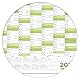 XXL Jahresplaner 2026 gefaltet – Wandkalender DIN A0 (118,8 x 84 cm) mit Feiertagen & Schulferien – großer Kalender für Büro & Zuhause – stabile Qualität auf 135g Papier – von Kalenderoutlet