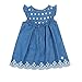Produktbild Feetje Baby-Mädchen Kleid ohne Arm mit passendem Slip im Denim-Look, Blue Denim, 62