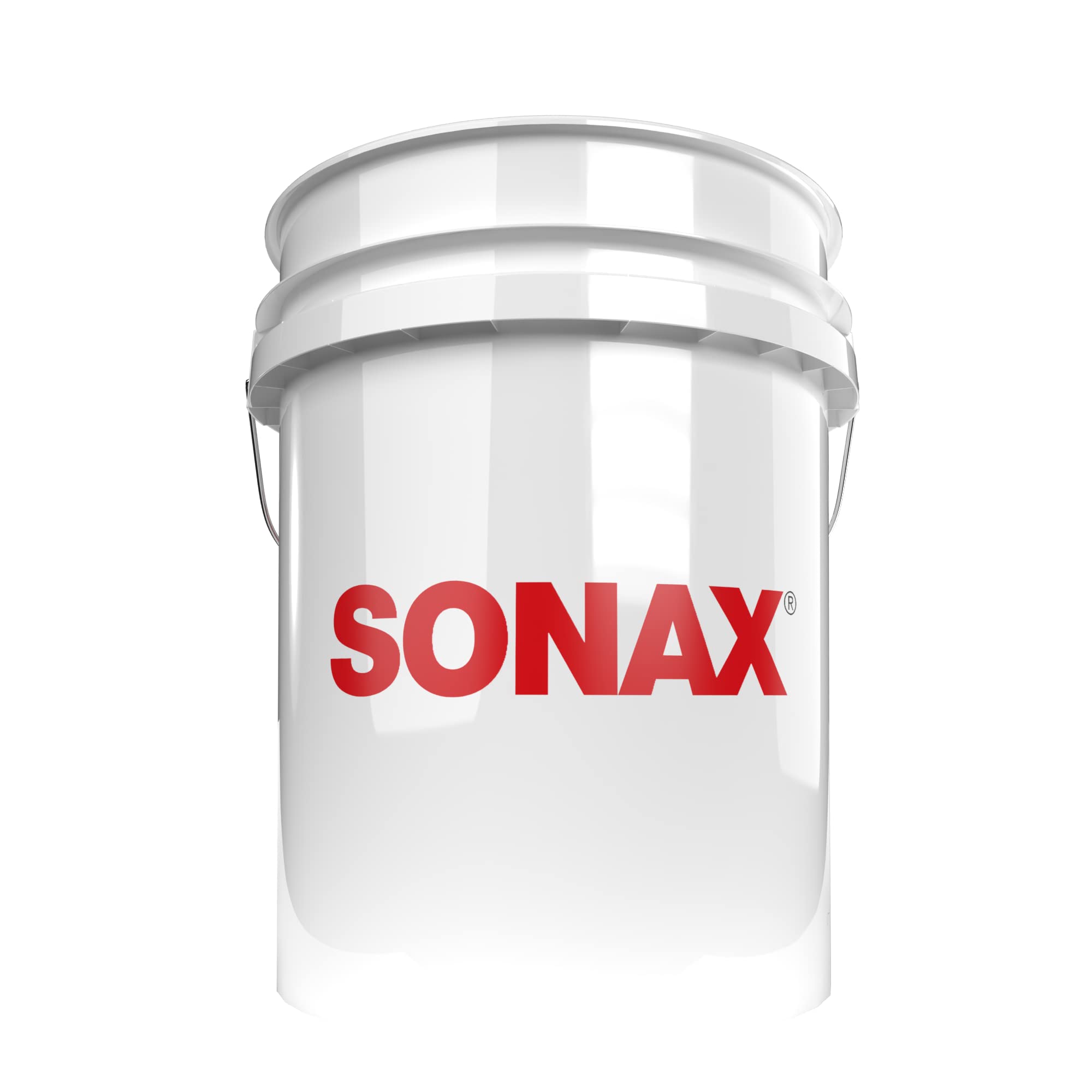 SONAX Autopflege Bundle Basis | Auto Reinigungsset - Wascheimer Stewardess mit Deckel + Grit Guard Eimereinsatz Autoshampoo 2 Liter + 2in1 Microfaser Autoschwamm