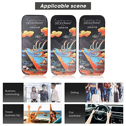 3st Solide Parfum, Natuurlijk Parfum voor Vrouwen, Draagbare Langdurige Geur Bloemen Vage Geur Solide Parfum Verjaardagscadeau, 15g - Image 8