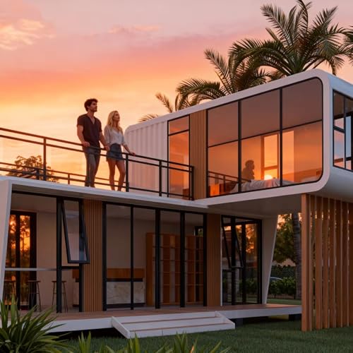 Foldable Utility Shelter - Portable Small Mobile Modular House 20ft/40ft