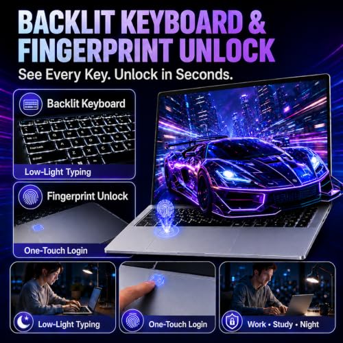 Image of 15.6 inch Gaming Laptop,24GB DDR5 1TB SSD,2026 AI PC Intel Ultra 5 125U(4.3GHZ)