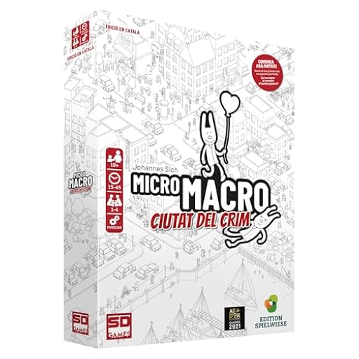 SD GAMES Juego De Mesa Micro Macro. Ciutat del Crim | Ya disponible en tu tienda friki favorita! En mundofriki.es!