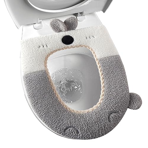 Kumprohu Soft Toilet Seat Pad - Toilet Seat Cushion Pad | Washable Thicken Pad Cushion, Warm Toilet Seat Cushion Mat for Bathroom Toilet