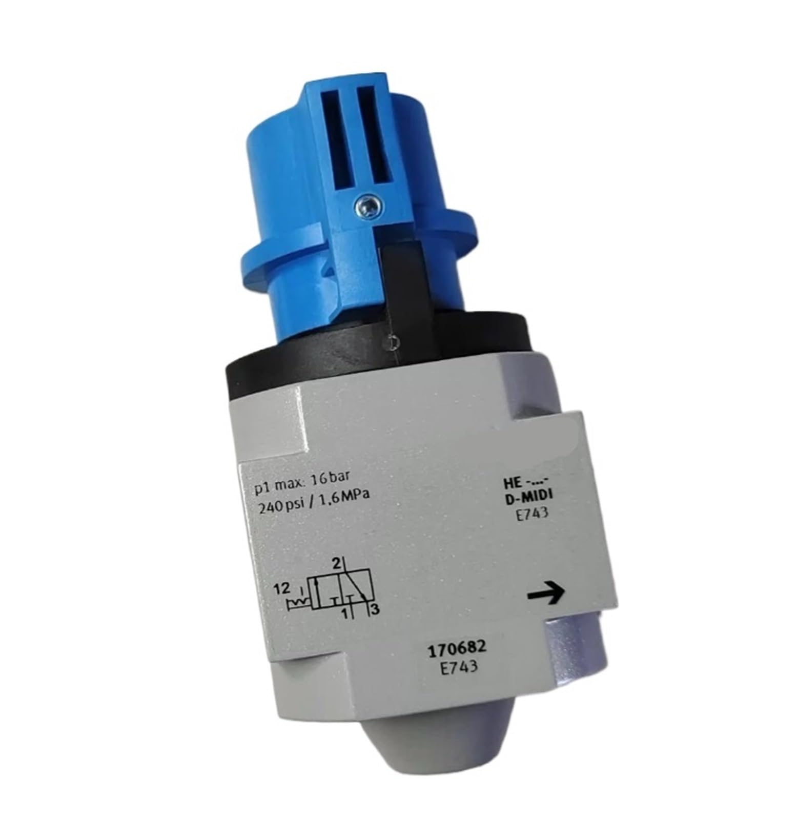 Soft Start On-Off Valve HE-D-MIDI 170682 for Industry