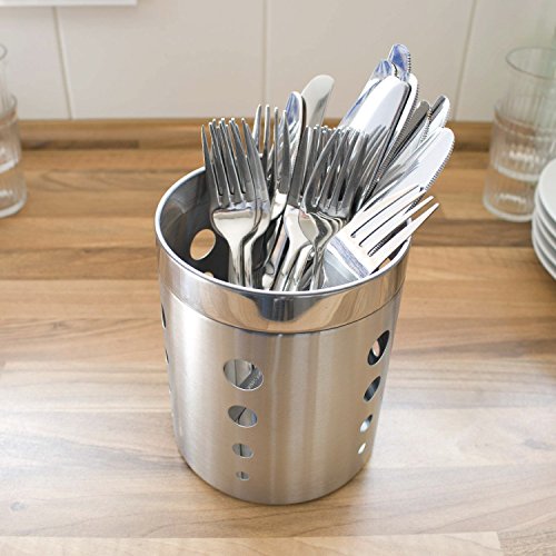 bremermann Keukengerei, bestekhouder van roestvrij staal met gatendecoratie - Image 6