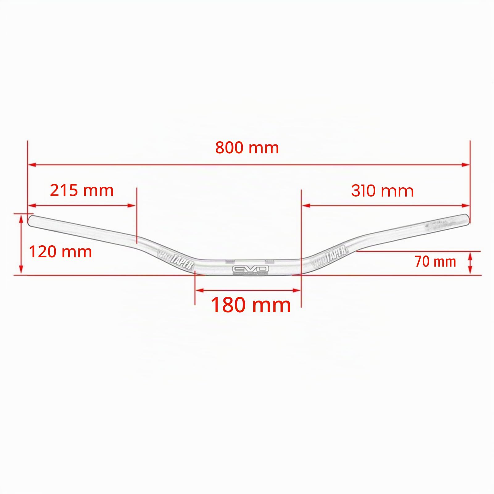 Manubrio Moto,Manubrio Motocross Moto 1 1/8 "28mm Manubrio Manubrio Manubrio