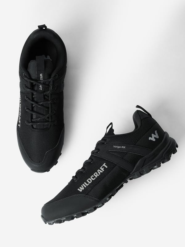 Image of Wildcraft Stylish Men Volga NX Low Ankle Outdoor Shoes- Denim Black