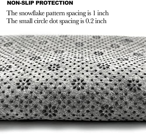 Tufting Cloth, Non-Slip Rug Backing Felt Cloth for Tufted Rugs, Secondary Backing Fabric for Tufting, Punch Needle, Non Slip Area Rug Pad, 62x78in