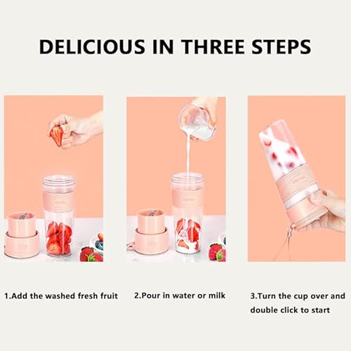 Carregamento Usb Do Espremedor Portátil, Mini Copo De Espremedor Doméstico De 300 Ml, Mini Espremedo