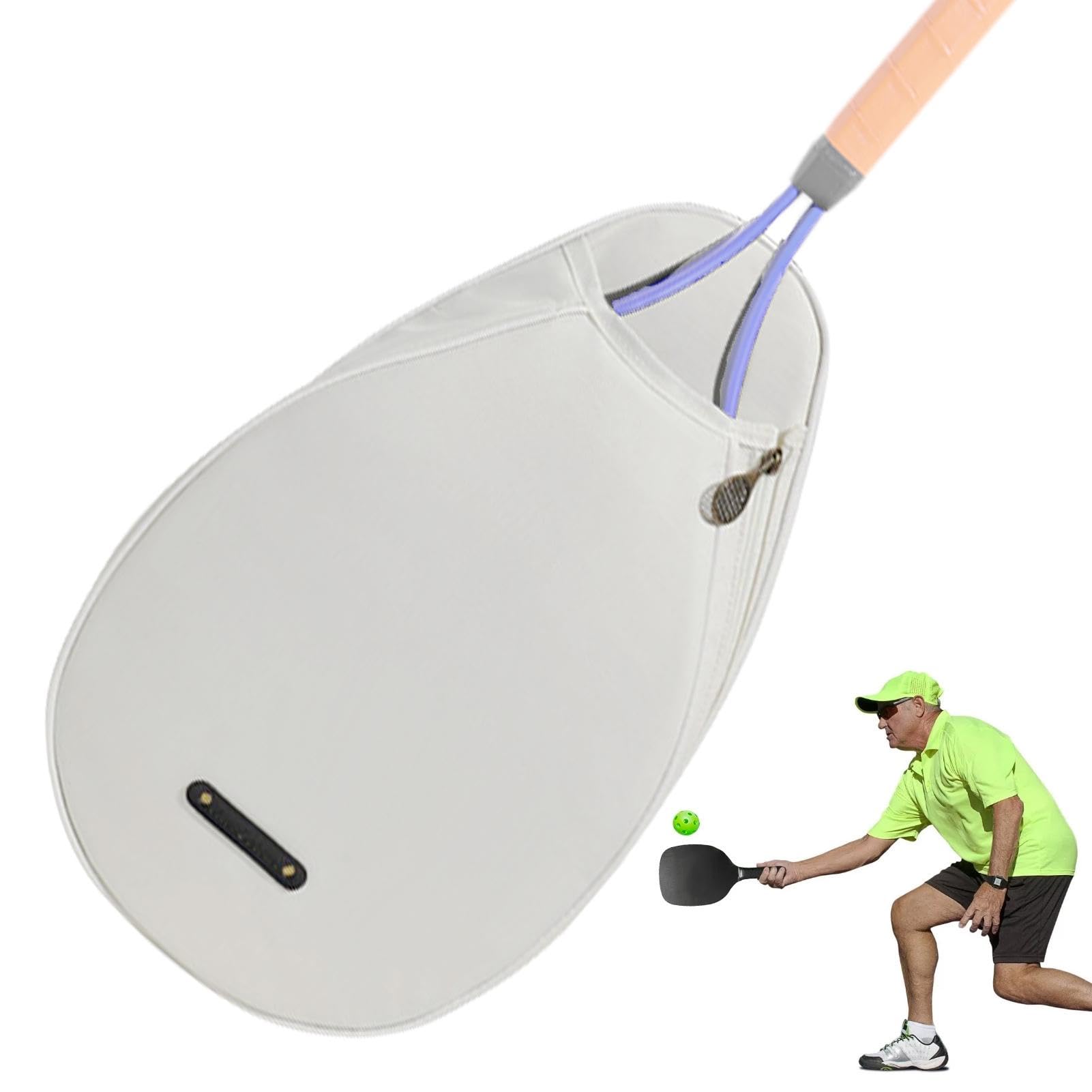 Borsa da tennis – Comoda borsa per palline da tennis alla moda, borsa impermeabile con cerniera liscia, zaino da tennis per racchette da tennis e badminton