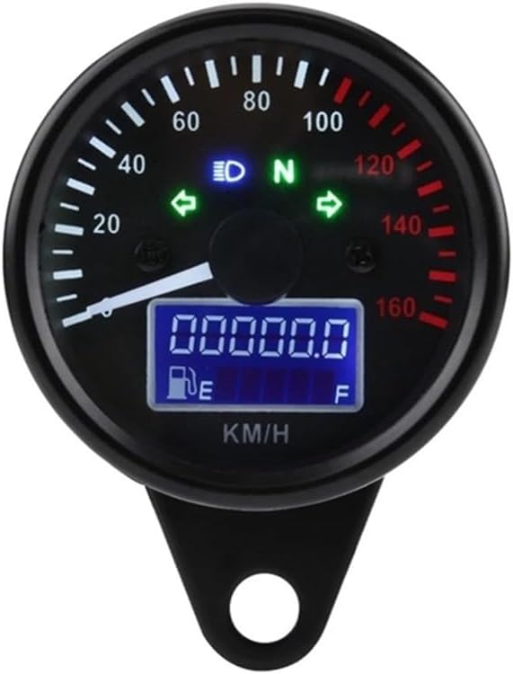 Motorcycle Odometer Gauge Universal Motorcycle Tachometer Digital Tachometer Instrument Gauge Odometer With Fuel Meter Indicator